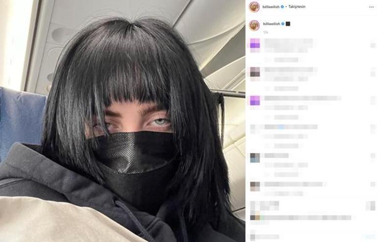 Billie Eilish saç rengini değiştirdi