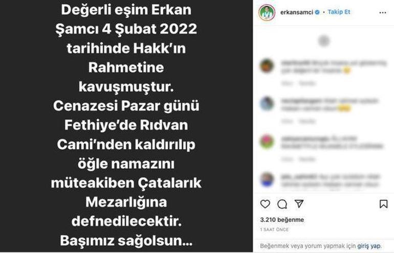 Erkan Şamcı koronavirüse yenik düştü