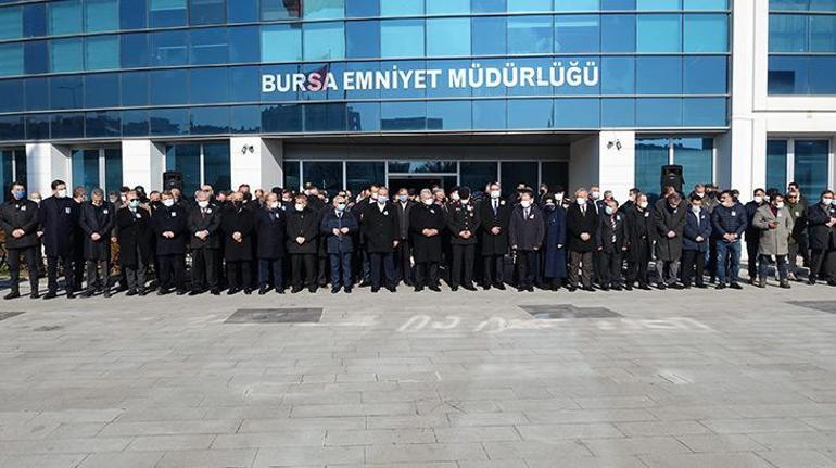 Yaşamını yitiren Bursa Emniyet Müdür Yardımcısı için tören düzenlendi