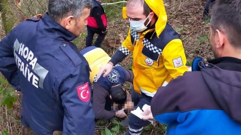 Artvin’de korkunç olay 67 metrelik uçurumda cesetleri bulundu