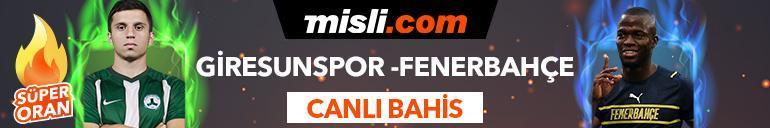 Giresunspor-Fenerbahçe maçı canlı bahis seçeneğiyle Misli.comda