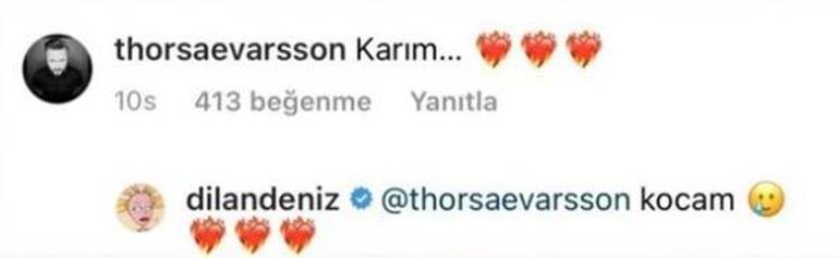 Dilan Çiçek Deniz ile Thor Saevarsson aşka geldi