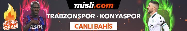 Trabzonspor-Konyaspor maçı Tek Maç ve Canlı Bahis seçenekleriyle Misli.com’da