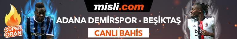 Adana Demirspor - Beşiktaş maçı Tek Maç ve Canlı Bahis seçenekleriyle Misli.com’da