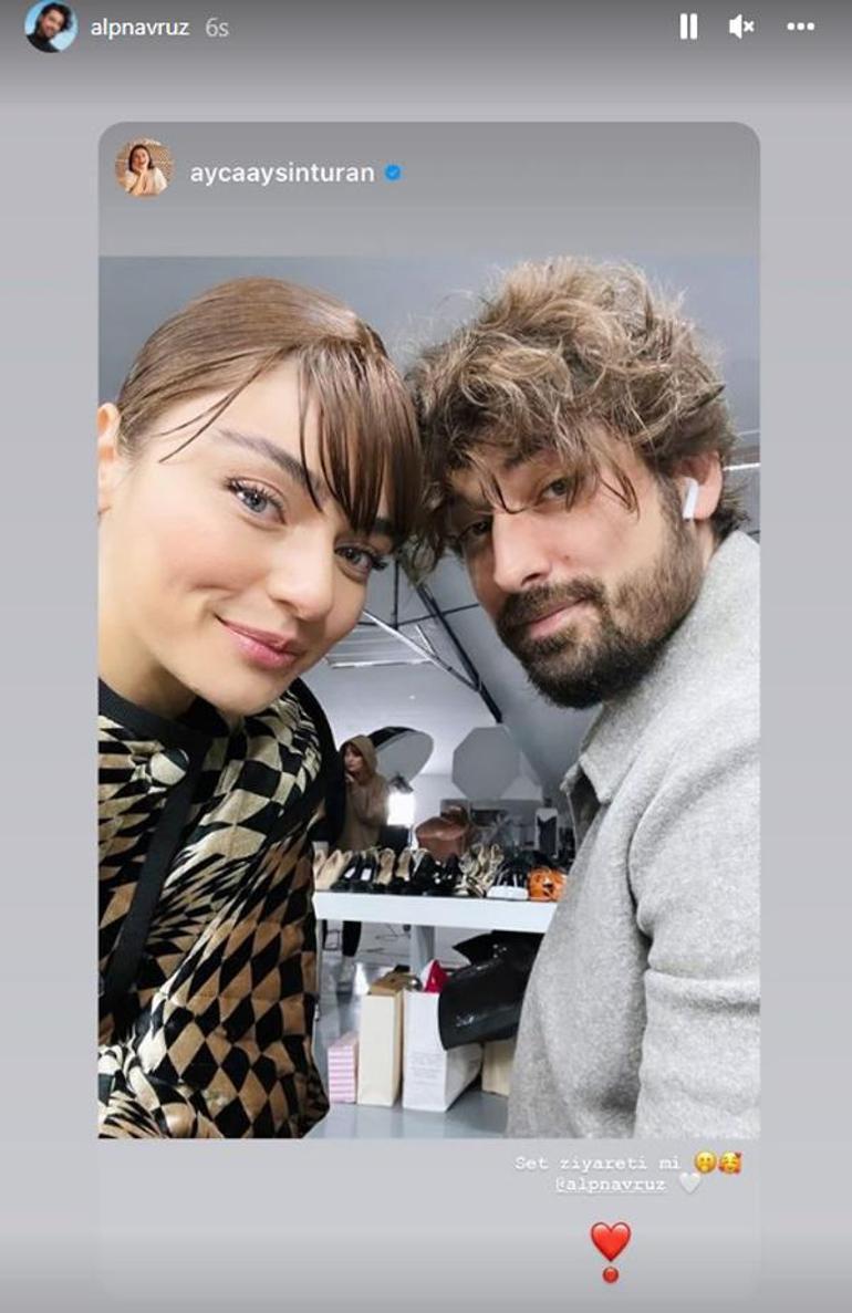 Ayça Ayşin Turan ve Alp Navruzdan yeni poz