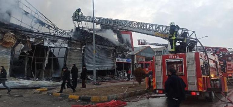 Vanda iş yeri yangını 2 saatte söndürüldü