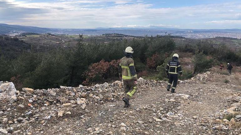 Bursa’da hava aracı düştü ihbarı asılsız çıktı