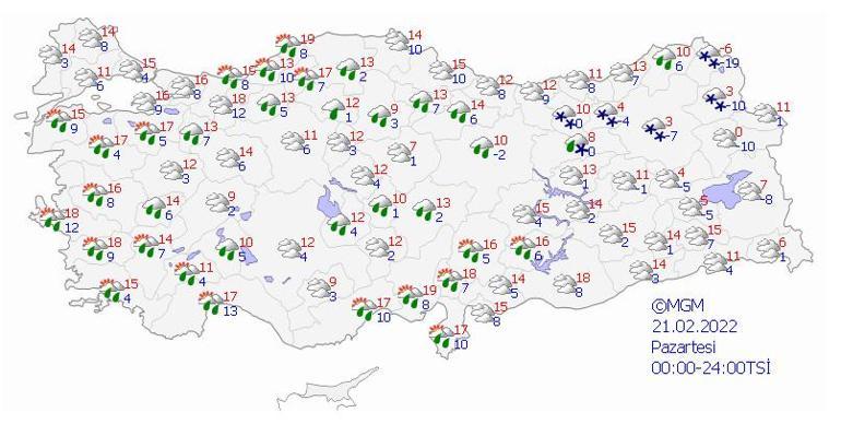 Son dakika: Yeni hava durumu raporu yayımlandı Salı gününden itibaren yağmur şiddetini artırıyor