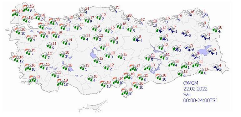 Son dakika: Yeni hava durumu raporu yayımlandı Salı gününden itibaren yağmur şiddetini artırıyor