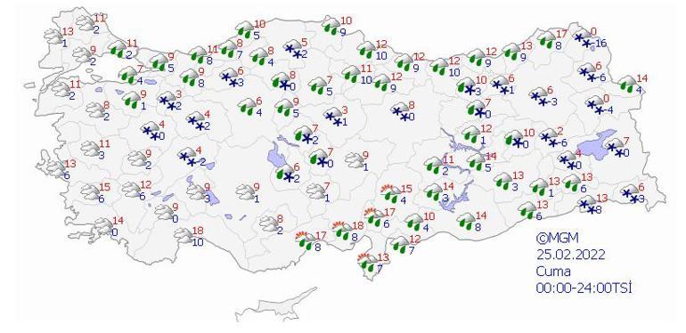 Son dakika: Yeni hava durumu raporu yayımlandı Salı gününden itibaren yağmur şiddetini artırıyor