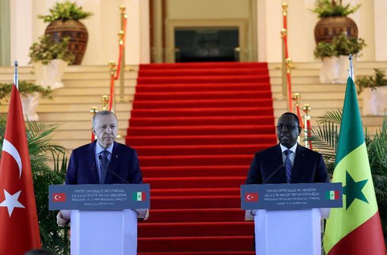 Son dakika: Erdoğan Senegalde duyurdu: Ticaret hacmimiz 540 milyon doları aşmış durumda