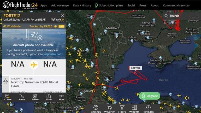Dünya savaşı radarda canlı izliyor Karadenizde dikkat çeken detay