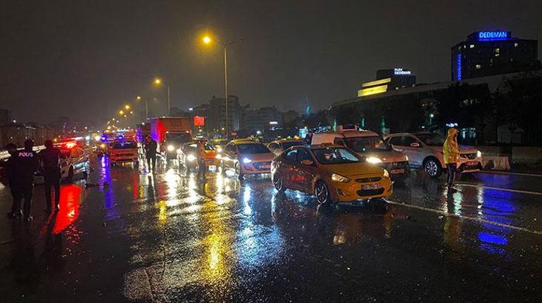 Maltepe’de aynı noktada 2 ayrı kaza: 1 yaralı