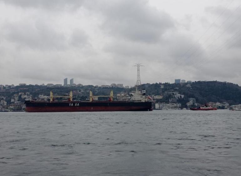 Karadenizde bomba isabet eden Türk gemisi Jüpiter İstanbulda