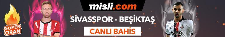 Sivasspor-Beşiktaş maçı canlı bahis seçeneğiyle Misli.comda