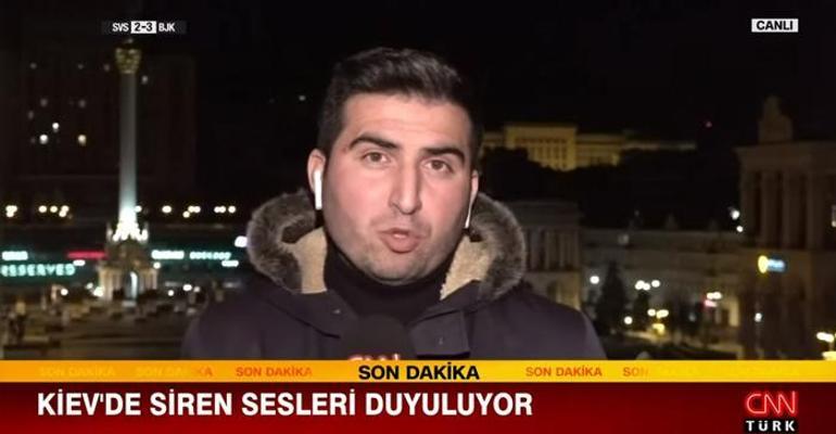 Kievde son durum CNN TÜRK muhabiri aktardı