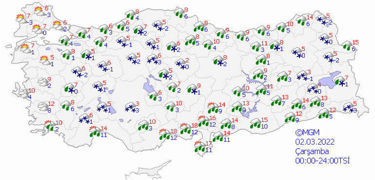 Meteorolojiden son dakika kar yağışı uyarısı