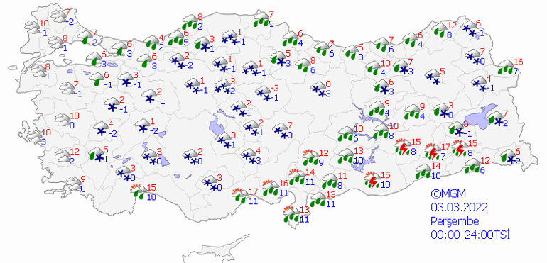 Meteorolojiden son dakika kar yağışı uyarısı