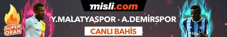 Yeni Malatyaspor-Adana Demirspor maçı Tek Maç ve Canlı Bahis seçenekleriyle Misli.com’da