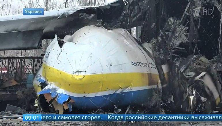 Ruslar havadan vuruyor Dünyanın en büyük kargo uçağı bu hale geldi