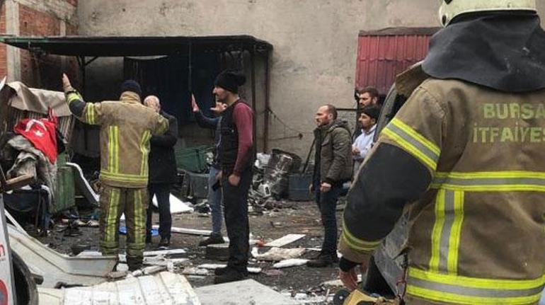 Hurda deposundaki patlamanın yeni görüntüsü ortaya çıktı