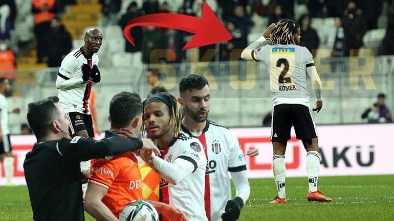 Beşiktaşta Atiba ve Rosier tartıştı Kulübede kriz çıktı, ısınmaya bile gitmedi