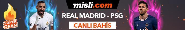 Real Madrid - PSG maçı canlı bahis heyecanı Misli.comda