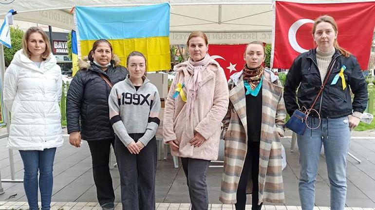 Hataydaki Ukraynalılardan savaş mağdurları için yardım kampanyası