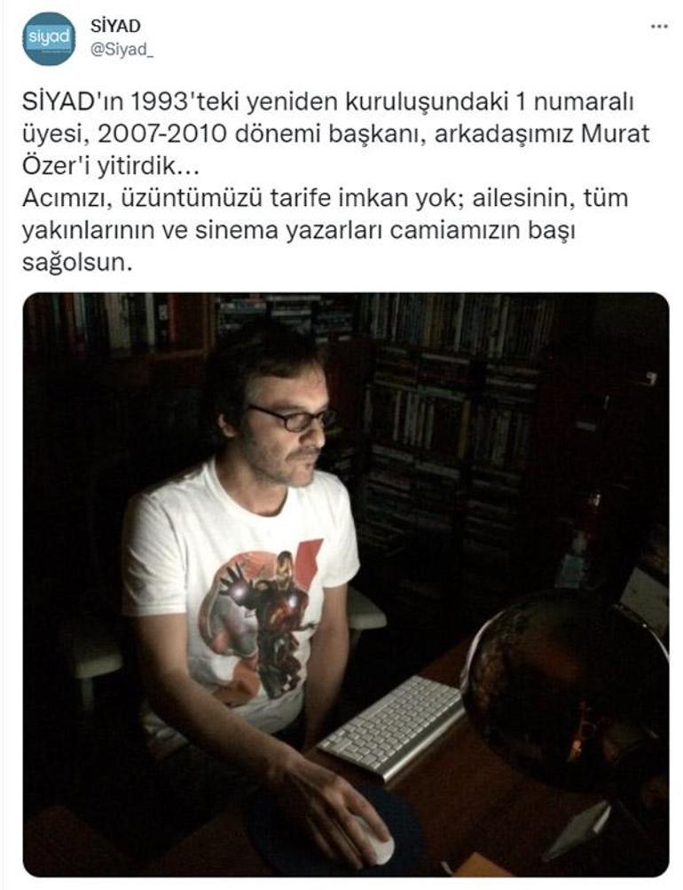 Sinema yazarı Murat Özer hayatını kaybetti