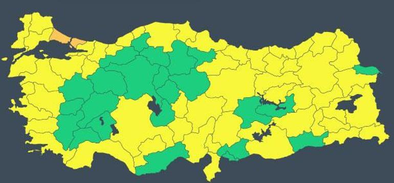 52 kent için kar alarmı İstanbul için AFAD ve Valilikten flaş uyarı