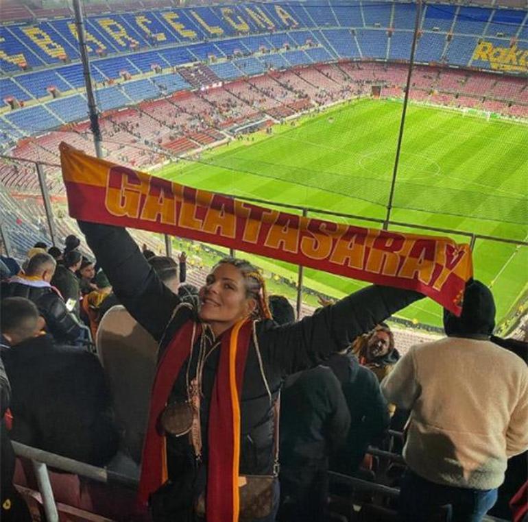 Pelin Öztekin, Galatasaray’ı İspanya’da yalnız bırakmadı