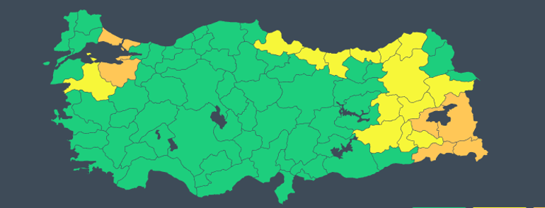 Son dakika: Meteoroloji kritik güne işaret etmişti Zorunlu olmadıkça dışarı çıkmayın