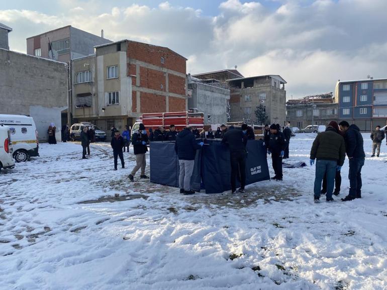 Bursada dehşet Karlar arasında bulundu