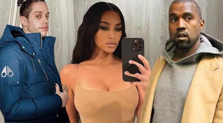 Kim Kardashianın sevgilisi Pete Davidson ile eski eşi Kanye Westin mesajları ortaya çıktı