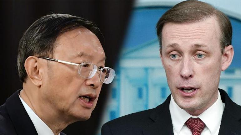 7 saatlik kritik görüşme ABD ve Çin buluştu Rusya uyarısı geldi