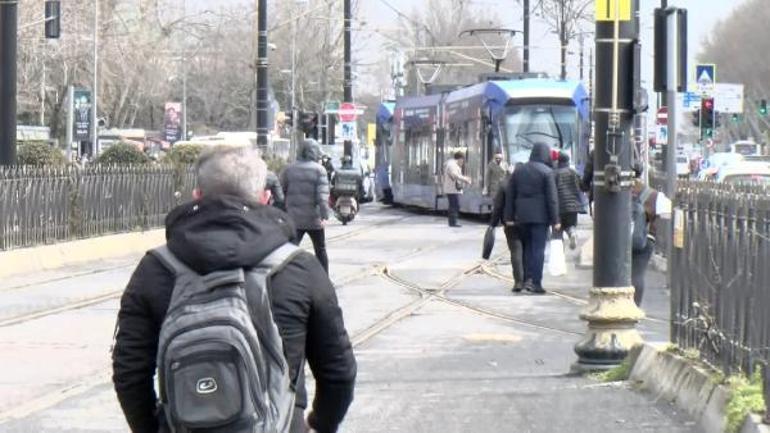 Elektrik kesintisi nedeniyle tramvay seferlerinde aksama