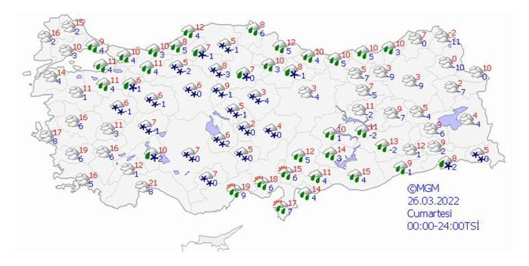 Son dakika: Yeni hava durumu raporu belli oldu Birçok kente sarı kodlu uyarı