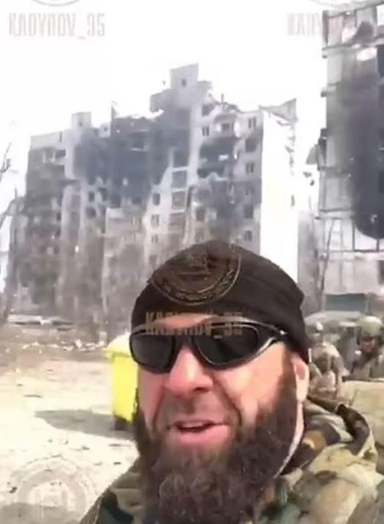 Çeçen lider Kadirov paylaştı 20 bin kişinin öldüğü şehirden şok görüntüler...