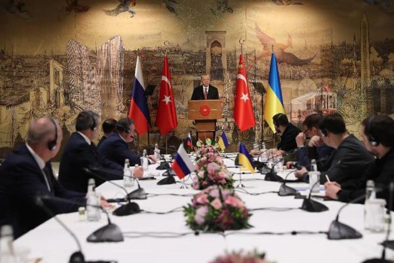 Son dakika... Dolmabahçede barış masası Erdoğan: Dünya müjdeli haberi bekliyor