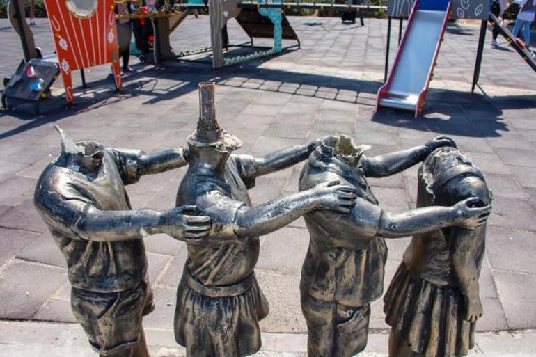 İzmirde çocuk heykellerine 3üncü saldırı Kimliği belirlendi