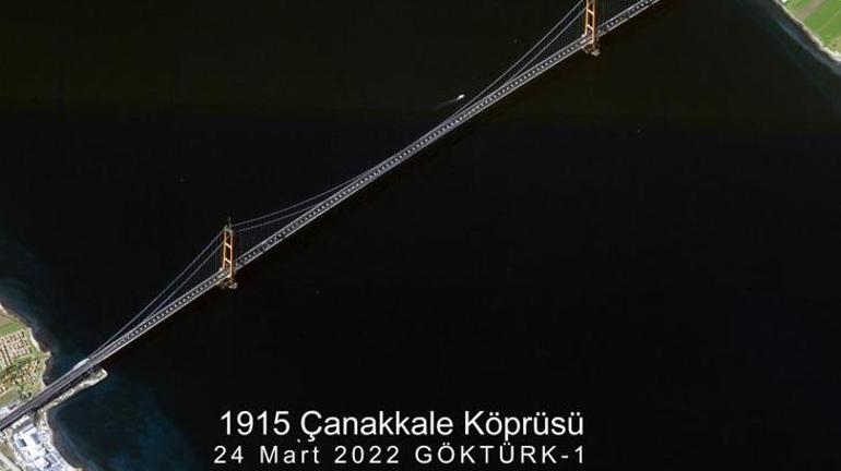 MSB paylaştı İşte 1915 Çanakkale Köprüsünün uydu fotoğrafları