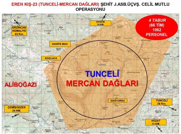 Tuncelide teröristlerin kullandığı 2 sığınak imha edildi