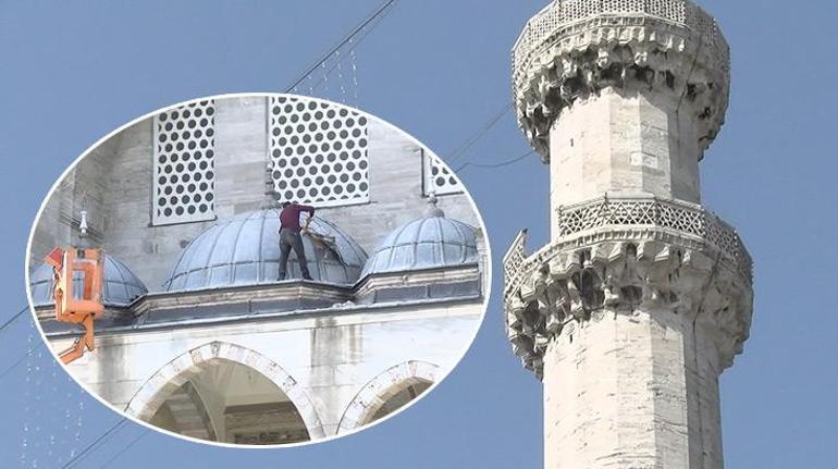 Süleymaniye Camiinde onarım çalışmaları başladı