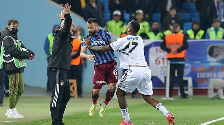 Son dakika haberi: Trabzonspor - Beşiktaş maçında çılgına döndü Rakibine tokat attı