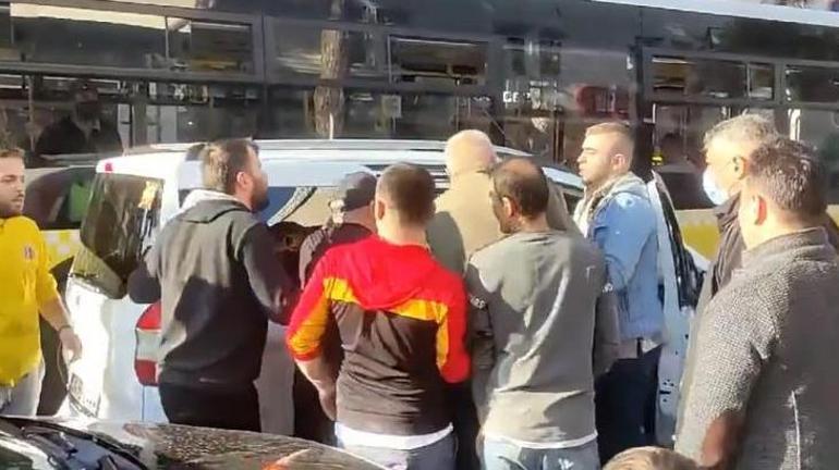 Yol verme kavgasında İETT şoförüne tehditler savurdu