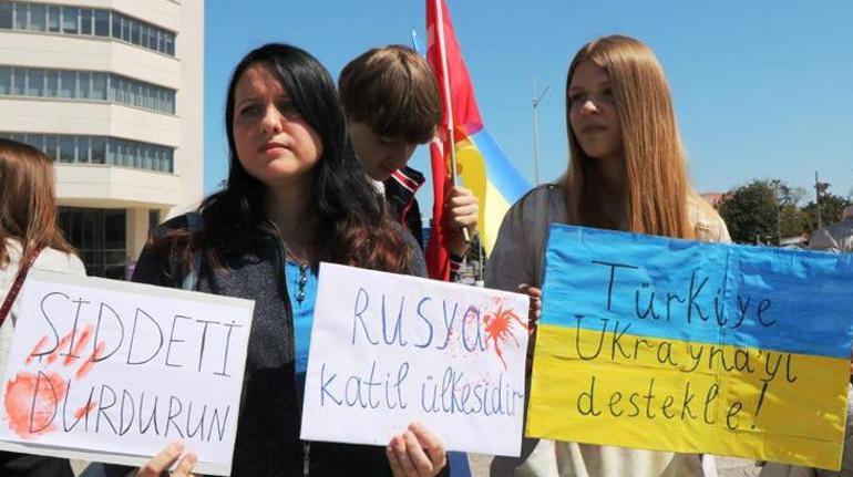Ukraynalılar gözyaşlarıyla Samsun’dan dünyaya seslendi: Bu savaşı bitirin