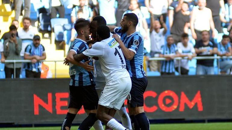 Adana Demirspor - Altay maçında saha karıştı Belhanda ve Balotelli fırtınası