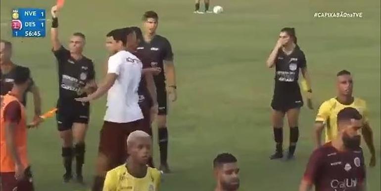 Böyle skandal görülmedi Teknik adam, kadın hakeme kafa attı