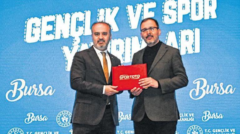 Sporun marka kenti Bursa 400 milyon liraya yakın yatırım