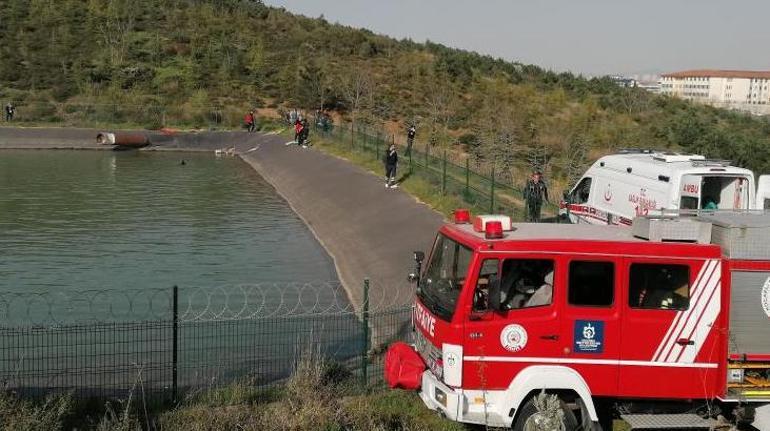 Sulama göletine giren çocuk gözden kayboldu